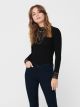 ONLTILDE L/S HIGH NECK LACE TOP JRS