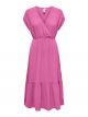 ONLTHYRA LIFE SS FAKE WRAP MID DRES
