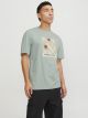 JORMARBELLA AOP BRANDING TEE SS CRE
