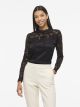 VISTASIA L/S LACE TOP-NOOS