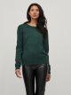 VIRIL L/S O-NECK KNIT TOP-NOOS