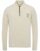 Half zip collar cotton plated