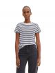 modern stripe T-shirt