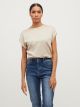VIELLETTE S/S SATIN TOP/SU - NOOS