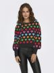 ONLHEARTBEAT LS O-NECK KNT