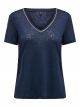 ONLDORIT S/S V-NECK SHINE TOP JRS