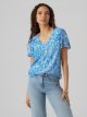 VMULIPPA S/S V-NECK TOP WVN BTQ