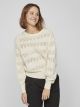 VICATTIA L/S POINTELLE KNIT TOP - N