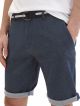 slim chino shorts with belt