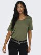 ONLELISE S/S V-NECK TOP JRS