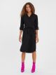 VMBELL LS CALF SHIRT DRESS WVN NOOS