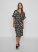 VILAYA BEA V-NECK 2/4 MID CALF DRES