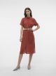 VMGAJA SS BELT CALF SHIRT DRESS WVN