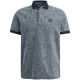 Short sleeve polo Two tone pique p