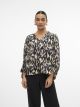 VMMINA L/S V-NECK TOP WVN BTQ GA