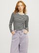 JXCELINE GIGI STR LS STRIPE TEE JRS