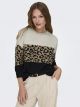 ONLJADE ANIMAL LS O-NECK NOOS KNT