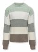 KONSANDY L/S STRIPE PULLOVER CP KNT