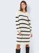 NMMAYSA L/S STRIPE O-NECK KNIT DRES