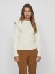 VINEIRA O-NECK L/S RIB KNIT TOP -
