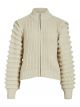 VIELADA HIGH-NECK L/S ZIP KNIT CARD