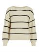 VIPOLIA L/S BOATNECK GLITTER KNIT T