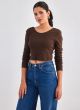 ONLKIKA L/S CROPPED TOP JRS