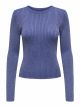 JDYPLUM LUREX L/S O-NECK PULLOVER K
