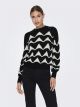 JDYTINA L/S JACQUARD PULLOVER KNT