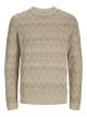 JPRBLUEDDIE KNIT STRUCTURE CREW NEC