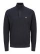 JPRBLURONY KNIT HALF ZIP