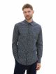 fitted printed stretch shirt