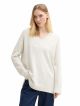 cozy long v-neck pullover