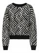 ONLTARA LIFE LS JQ O-NECK  KNT