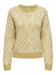 ONLTARA LIFE LS JQ O-NECK  KNT