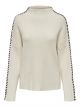 ONLQUEENIE LS CONTRAST HIGH NECK PR