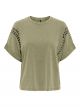 ONLLUCY LIFE S/S LOOSE STUDS TOP JR