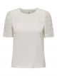 ONLEMERY LIFE S/S O-NECK MIX TOP JR