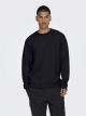 ONSADLER REG QUILT CREW NECK SWEAT