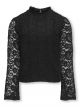 KOGMILLY L/S FLARED SLEEVE LACE TOP