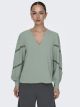 JDYLION L/S V-NECK VOLUME TOP WVN