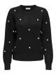 JDYBELLA LIFE L/S O-NECK PEARL PULL