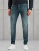RISER SLIM WORN-IN BLUE DENIM