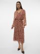 VMRIE L/S 7/8 V-NECK DRESS WVN BTQ
