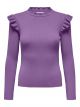 ONLSIA SALLY RUFFLE LS PULLOVER KNT