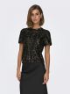 ONLANA S/S LOOSE SEQUINS TOP JRS