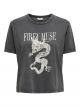 JDYFAROCK ELINA S/S PRINT TOP JRS