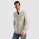 Zip jacket cotton structure knit