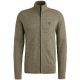 Zip jacket cotton mouline