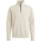 Half zip collar soft brushed terry